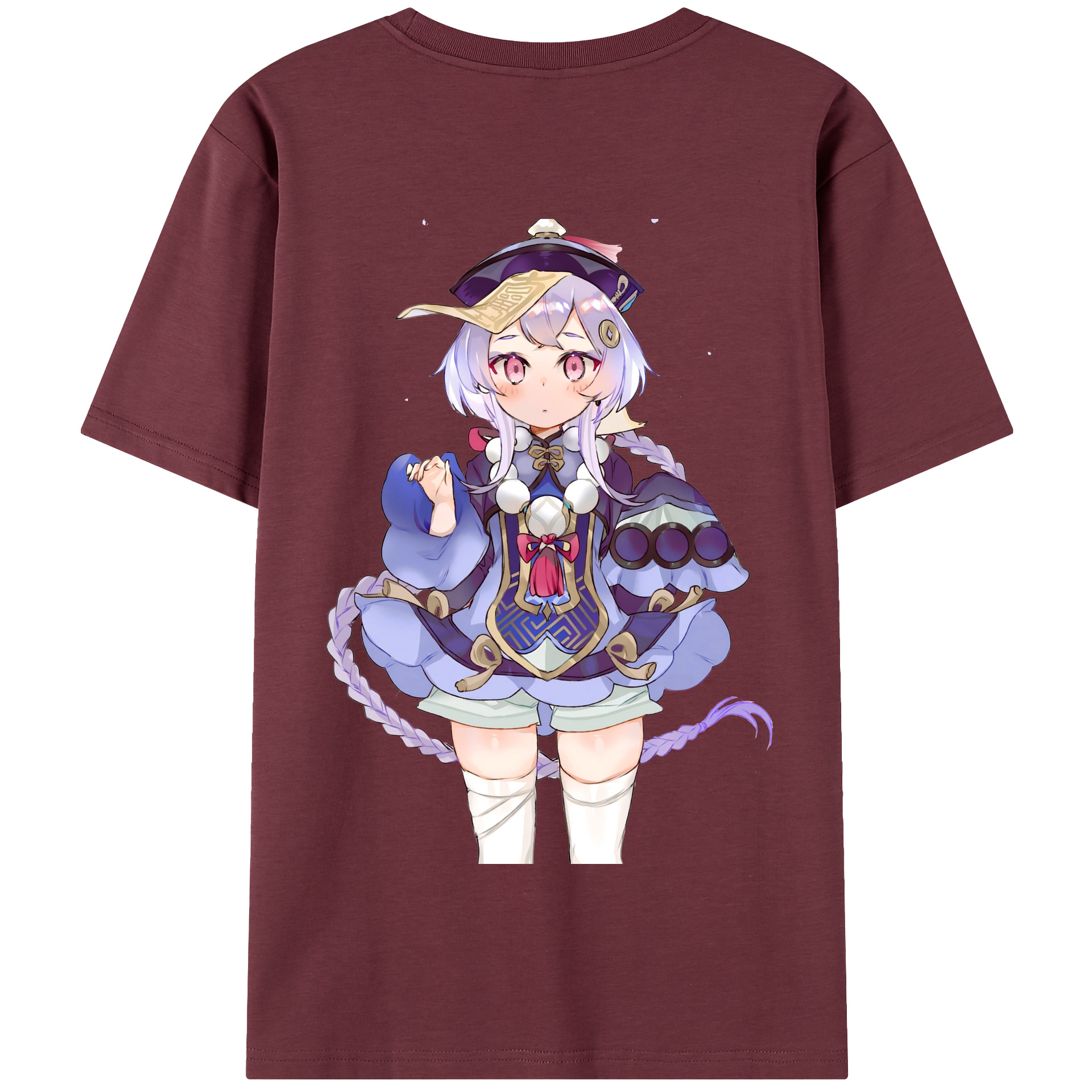 げんし神 七七 なな  genshin Nana 綿100％半袖Tシャツ（背面プリント）